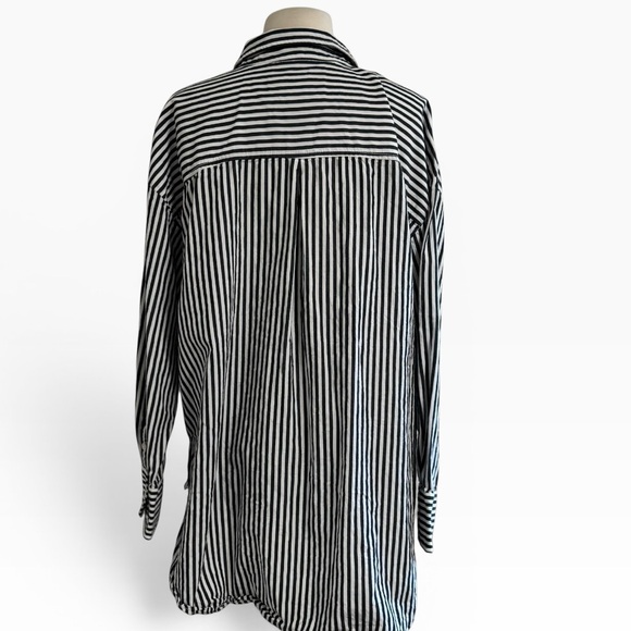 Maeve Anthropologie Bennet Striped Shirt - Picture 5 of 11